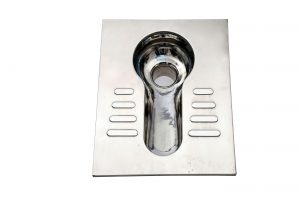 stainless steel floor mounted toilet