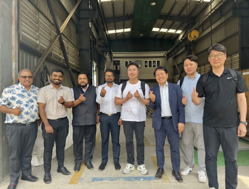 Welcoming Korean delegates to Fabrimech